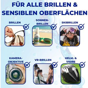 Produktbild für Brillenreiniger PandaCleaner Nachfüll-Set, alkoholfrei