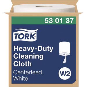 Putztuchrolle Tork Premium, 530137, W1/W2/W3, aus Vlies, weiß