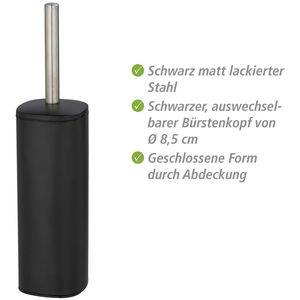 Produktbild für WC-Bürste Wenko Alassio, schwarz
