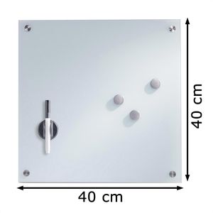 Produktbild für Glas-Magnettafel Zeller 11600 Memoboard, inkl. Zubehör
