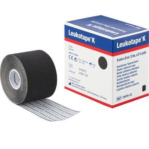 Kinesio-Tape Leukotape K, schwarz