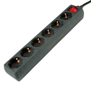 Steckdosenleiste 6-fach + 5 USB - Mit Schalter & 2m Kabel Für Büro & Haus