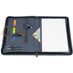 Produktbild für Schreibmappe Wedo Denim, blau, Polyester