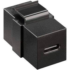 Produktbild für Keystone-Modul Goobay 61261, schwarz