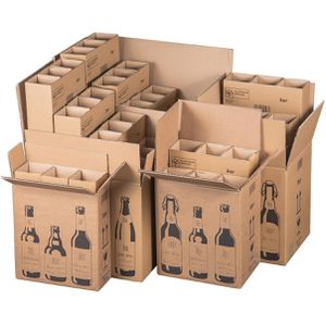 Produktbild für Flaschenkarton Smartboxpro Bierkarton, 5 Stück
