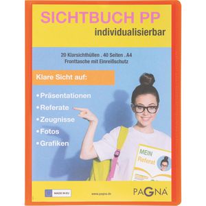 Produktbild für Sichtbuch Pagna 21013-09 School, aus PP, A4