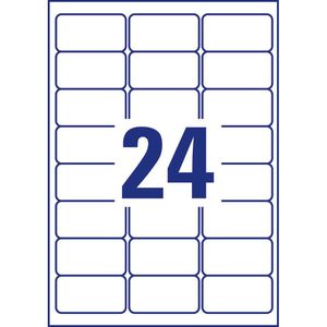 Produktbild für Sicherheitsetiketten Zweckform L6146-20, weiß