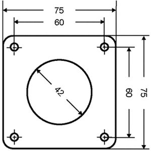 Produktbild für CEE-Wandstecker as-Schwabe 61014, 3-polig