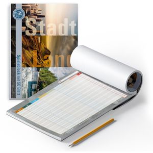 Spielblock itenga 33102209, Stadt Land Fluss