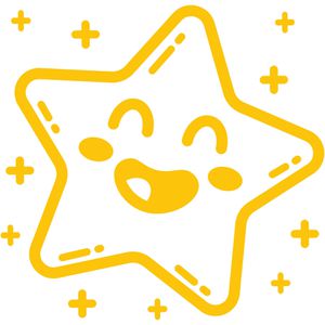 Produktbild für Motivstempel Trodat edy FIX Stern, aus Kunststoff