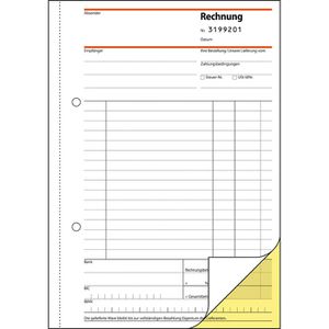 Produktbild für Rechnungsbuch Sigel SD131, A5, nummeriert