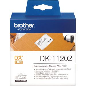 Produktbild für Brother-Etiketten Brother DK-11202, weiß