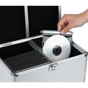 Produktbild für CD-Koffer MediaRange BOX75, mit Einhängetaschen für 200 Discs