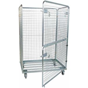 Produktbild für Rollbehälter HMH mit Klapptür Nutzhöhe 1620mm