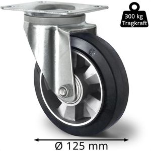 Produktbild für Schwerlastrolle CASCOO Serie BAF4, Lenkrolle