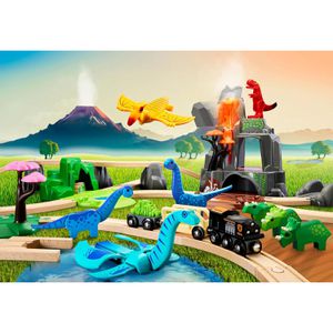 Produktbild für Spielzeugeisenbahn BRIO World Dinosaurier Deluxe Set