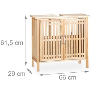 Produktbild für Waschbeckenunterschrank Relaxdays 10021331, stehend