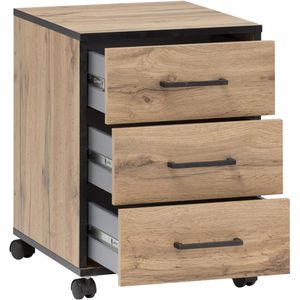 Produktbild für Rollcontainer Möbelpartner Serie 2000, aus Holz, eiche