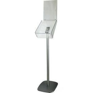 Produktbild für Prospekthalter Update-Displays Take-It Plus silber