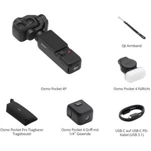 Produktbild für Action-Cam DJI Osmo Pocket 4P Standard Combo