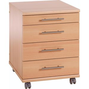 Rollcontainer Möbelpartner 0527, aus Holz, buche