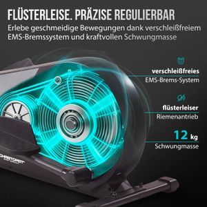Produktbild für Crosstrainer Christopeit EL 8000, 12 kg Schwungmasse