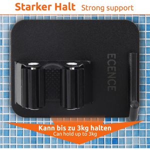 Produktbild für Gerätehalter ECENCE Besenhalter, 4 Stück