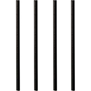 Produktbild für Strohhalme Papstar 87511 pure, schwarz, aus Papier