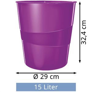 Produktbild für Papierkorb Leitz WOW 5278-10-62 Duo Colour