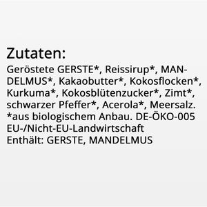 Produktbild für Müsliriegel Tzampas Golden Milk, die Kämpferin, BIO
