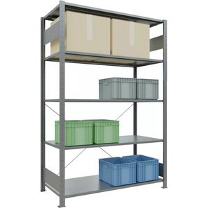 Schwerlastregal Schulte 12760-130, 5 Metallböden