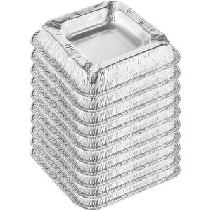 Produktbild für Aschenbecher Papstar 14580, silber, für Indoor &amp; Outdoor