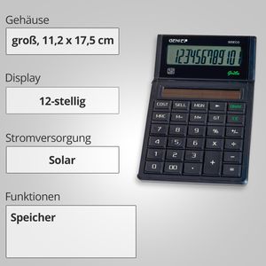 Produktbild für Taschenrechner Genie 305ECO
