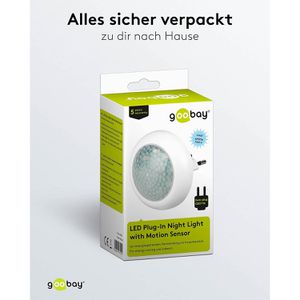 Produktbild für Nachtlicht Goobay 96501, LED, für Steckdose