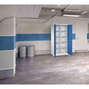 Produktbild für Werkzeugschrank CP-Möbel 8921-311, aus Metall, grau / blau