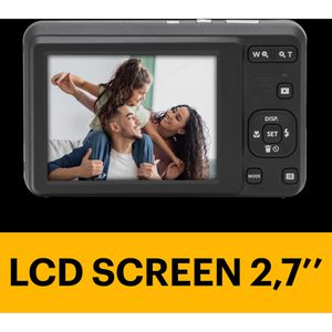 Produktbild für Kompaktkamera Kodak Pixpro FZ55 rot, mit 2,7 Zoll Display