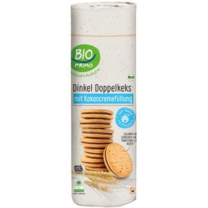 Bio-Primo Kekse Dinkel Doppelkeks, BIO, mit Kakaocreme-Füllung, 330g