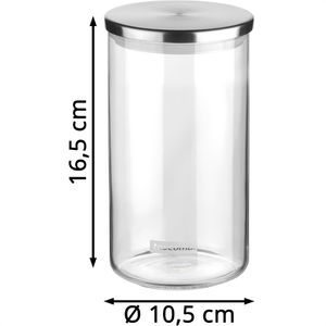 Produktbild für Vorratsglas Tescoma MONTI Lebensmitteldose mit Edelstahldeckel