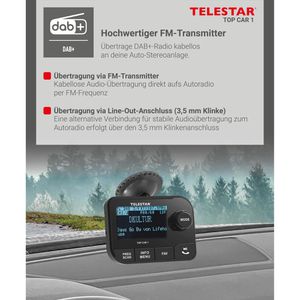 Produktbild für Digitalradio-Adapter Telestar Top Car 1