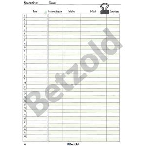 Produktbild für Lehrerkalender Betzold Design-Schulplaner, Jahr 2026/2027
