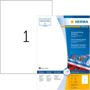 Folienetiketten Herma 10784, weiß matt