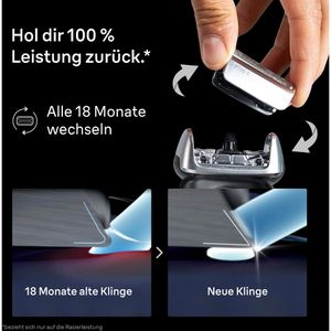 Produktbild für Scherkopf Braun 83M Ersatzscherteil, silber