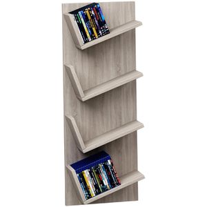 Produktbild für CD-Regal VCM Lansi, 911793, sonoma eiche