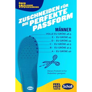 Produktbild für Einlegesohlen Scholl GelActiv Work Men