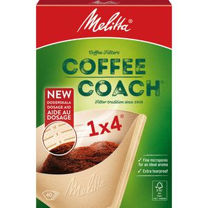 Filtertüten Melitta Coffee Coach 1x4, Größe 4