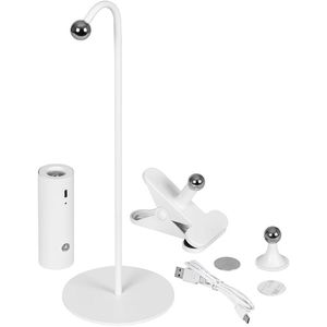 Produktbild für Schreibtischlampe Hansa Flare Spot, weiß, LED, dimmbar