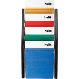 Produktbild für Prospekthalter Helit H62701-95, the arc, schwarz