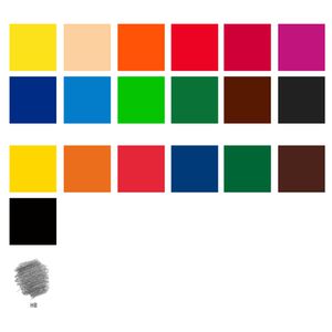 Produktbild für Buntstifte Staedtler Schüleretui-Nachfüllset, 18 SET1
