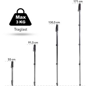 Produktbild für Stativ WalimexPro WT-1003, Höhe bis 171cm