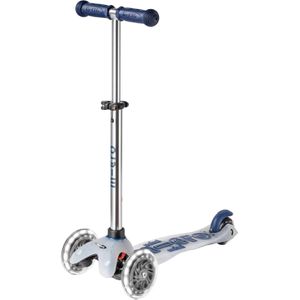 Produktbild für Scooter Micro Mini deluxe, mit 3 Rollen, aus Kunststoff, navy
